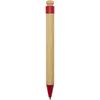 Bamboo pen and recycled plastic "Rattan" Red