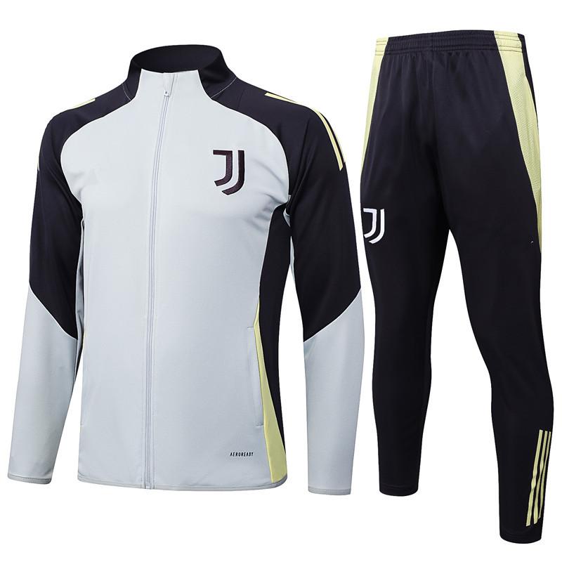 Juventus Semi-Zipper Long-Sleeved Short-Sleeved Training Clothes Sports T-Shirt Pre-Game Warm-Up Vest Football Jersey