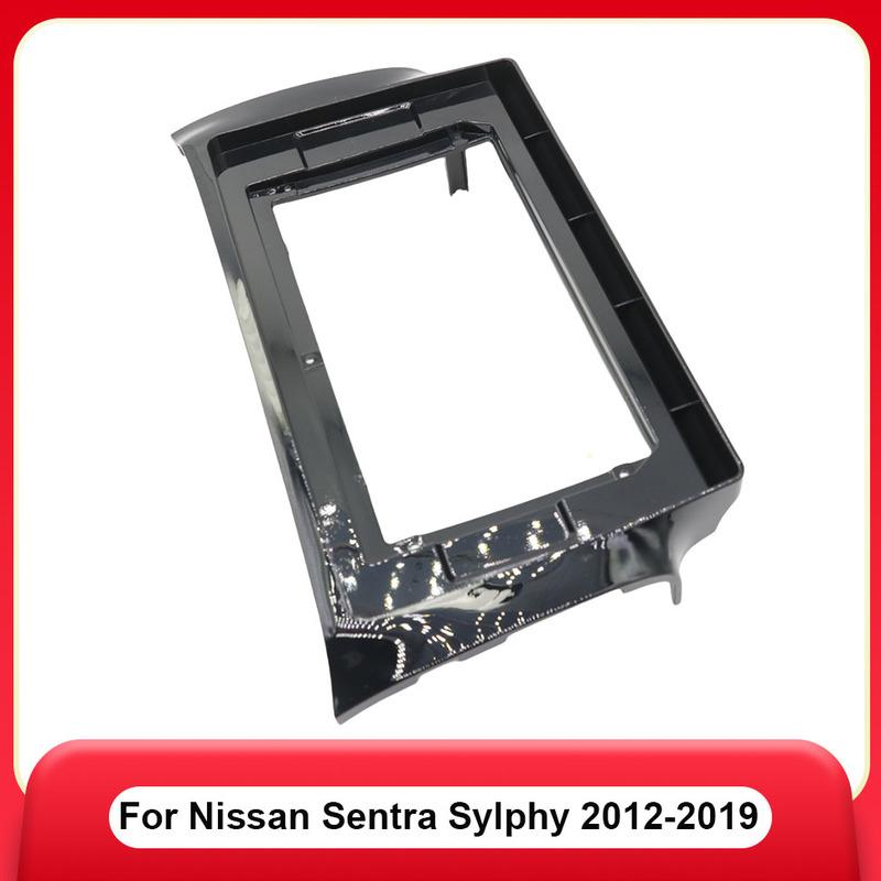 9Inch Car Radio Fascias for Nissan Sentra Sylphy 2012-2019 Android Stereo Frame 2 Din Head Unit Panel Dash Trim  with Cable