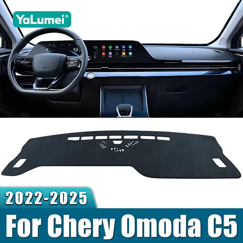 Para Chery Omoda C5 2024 Omoda 5 FX E5 Cubierta del Salpicadero del Coche Alfombrilla para Salpicadero Parasol Alfombrilla Antideslizante Alfombras Anti-UV Accesorios