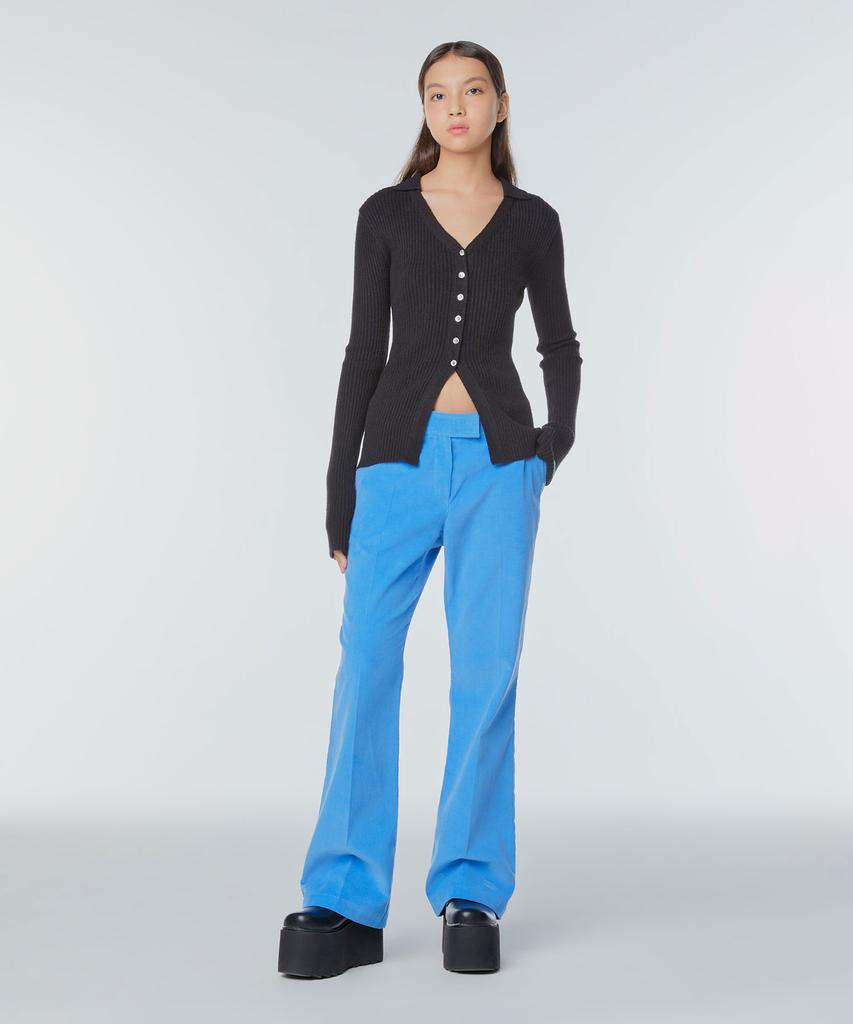 INSTANTFUNK Corduroy Semi-Bootcut Pants