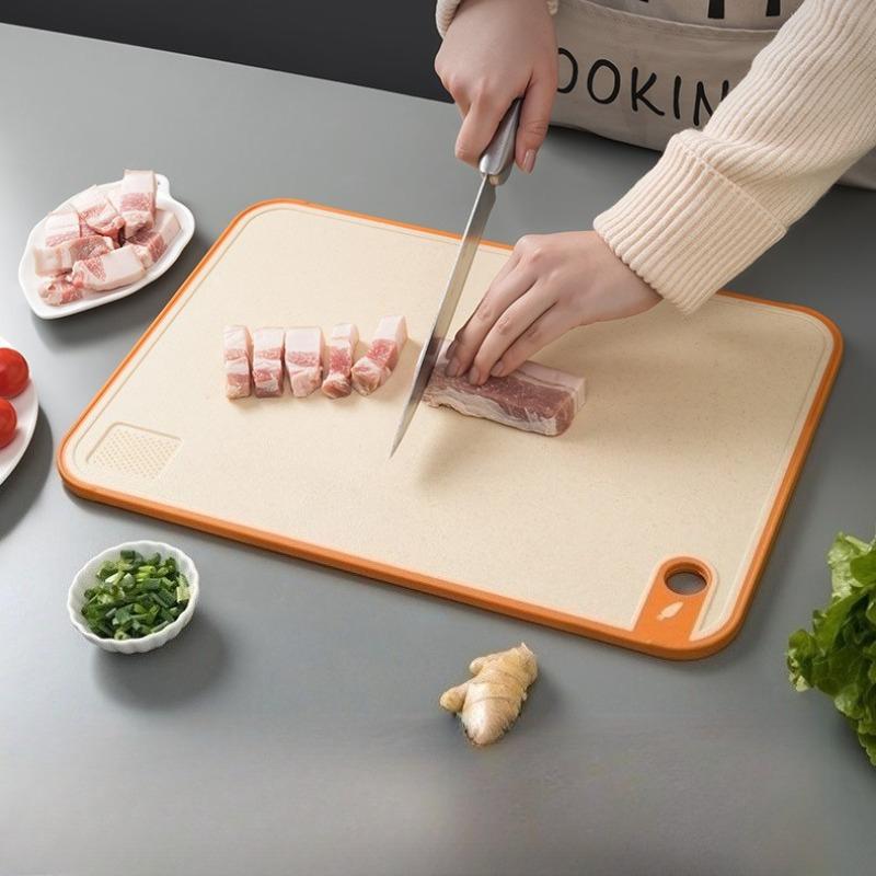 Kitchen Cutting Board Wheat Straw Double-Sided Chopping Boards for Kitchen