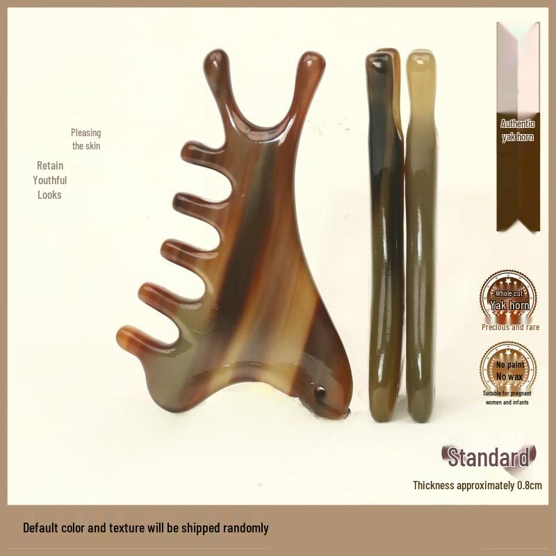 

Genuine Yak Horn Multifunctional Massage Comb