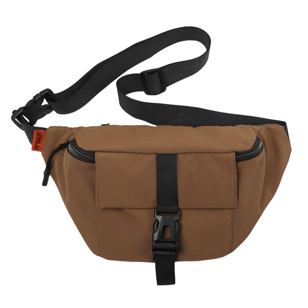 Couple Men's Crossbody Bag Women's Shoulder Bag Casual Solid Color Satchel Sports Simple Girls Trend Breast Bag