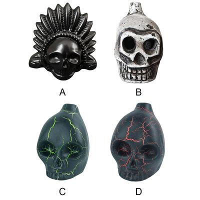 Fluier aztec autentic Fluier înfricoșător aztec al morții Fluier cu craniu pentru recuzită pentru farse de Halloween