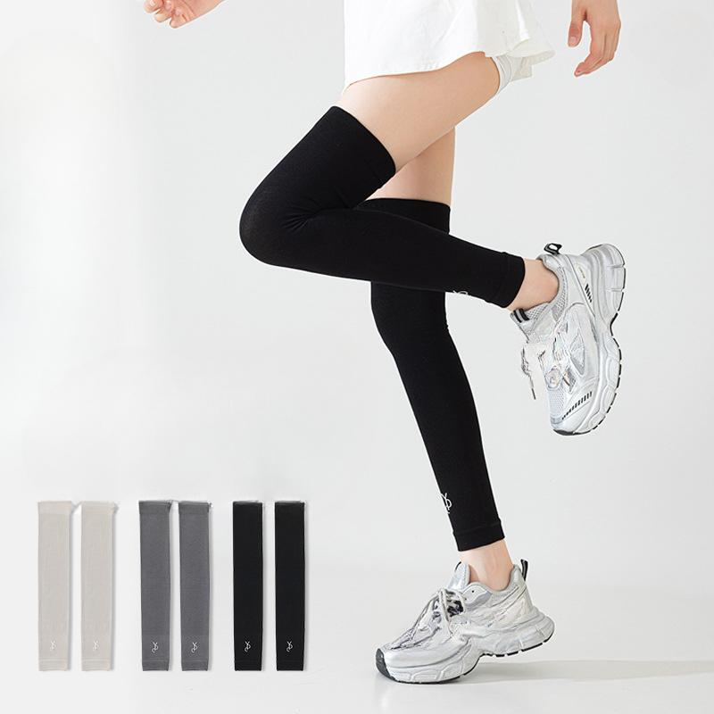 Sports Compression Knee-high Socks, Running and Cycling Pressure Knee Protectors, Long Socks for Slimming Legs, Rope Skipping, Fitness Leg Protectors