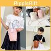 Adorable Mini Crossbody Bag For Kids Stylish Pu Leather Shoulder Bag For Children