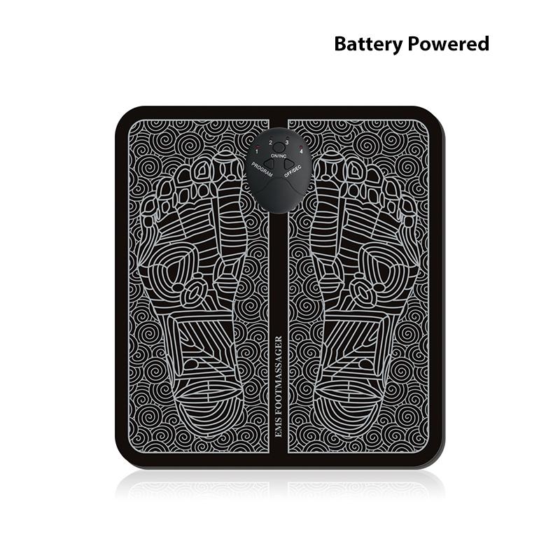Electric EMS Foot Massager Pad Electrical Muscle Stimulation Foot Massager Foldable Massage Mat EMS121
