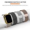 Strap For Xiaomi Redmi Watch 3 Active/3 Lite With TPU Soft Case Screen Protector Replacement Metal Milanese Magnetic Watchband