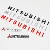 3D ABS Naklejka z emblematem na maskę samochodu Mitsubishi do ASX Lancer 10 9 Outlander Pajero Sport L200 Space Star Xpander Wodoodporny