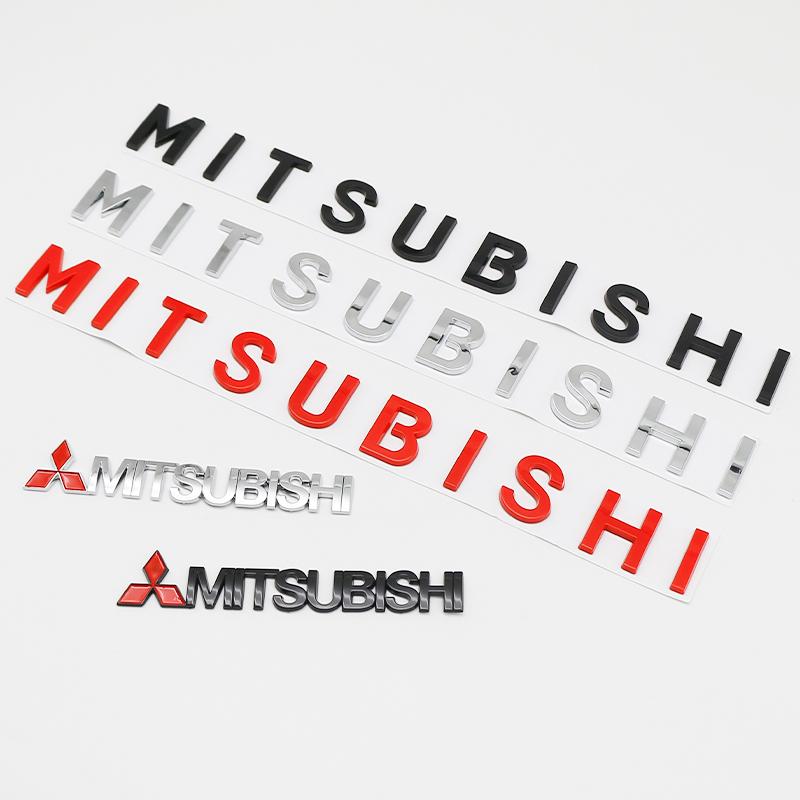 3D ABS Naklejka z emblematem na maskę samochodu Mitsubishi do ASX Lancer 10 9 Outlander Pajero Sport L200 Space Star Xpander Wodoodporny