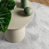 HUARTE Short Pile Rug Soft and Washable Grey Ø 200 cm