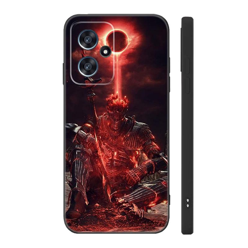 Game Dark Souls Black Silicone Phone Case For Xiaomi POCO X3 X4 NFC F3 F4 GT F5 M3 M4 M6 X5 X6 Pro 5G C55 C65 M5
