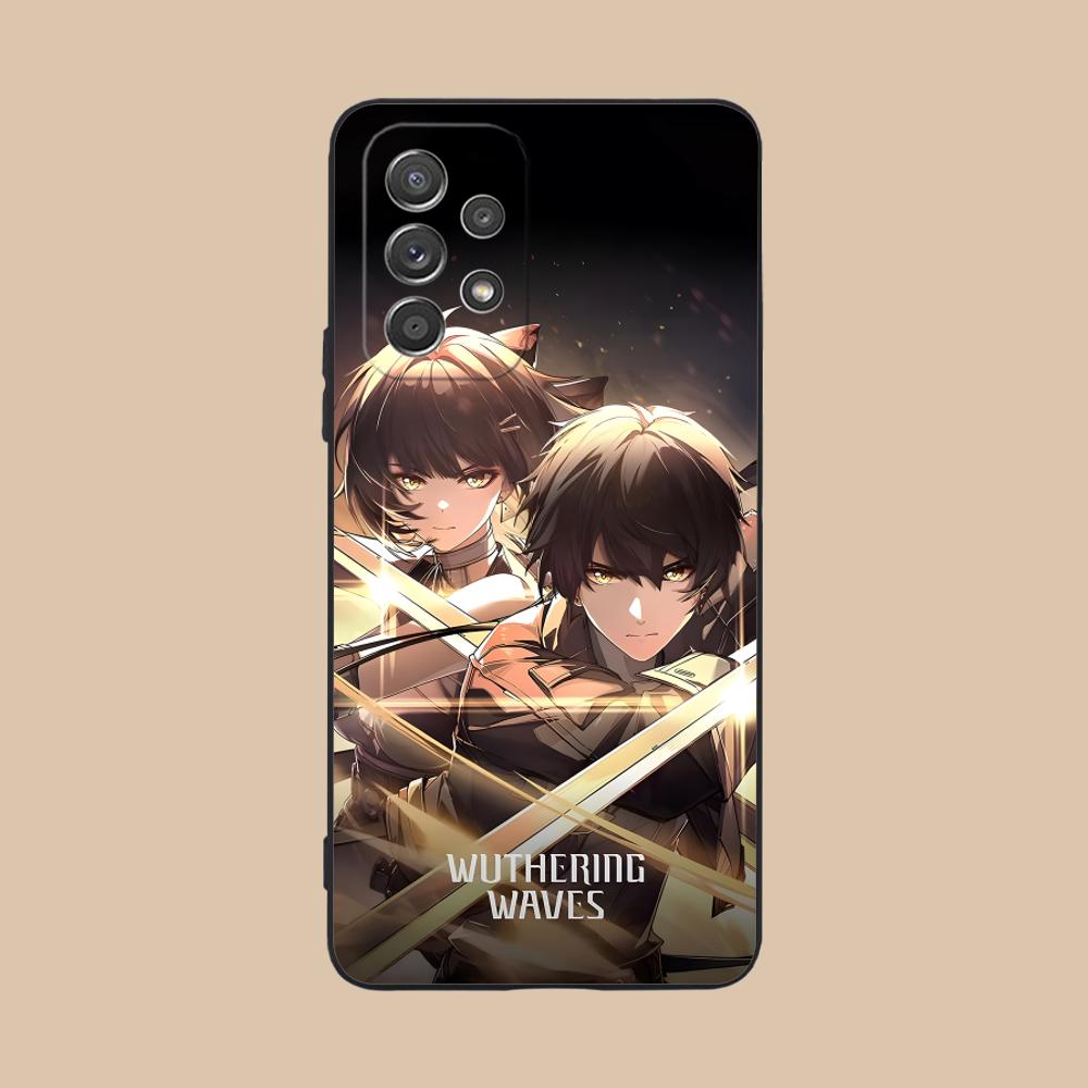 Wuthering Waves Rover Matte TPU Mobile Phone Case for Samsung Galaxy A56 55 54 53 52 51 36 35 34 23 16 15 5G Colorful Cover