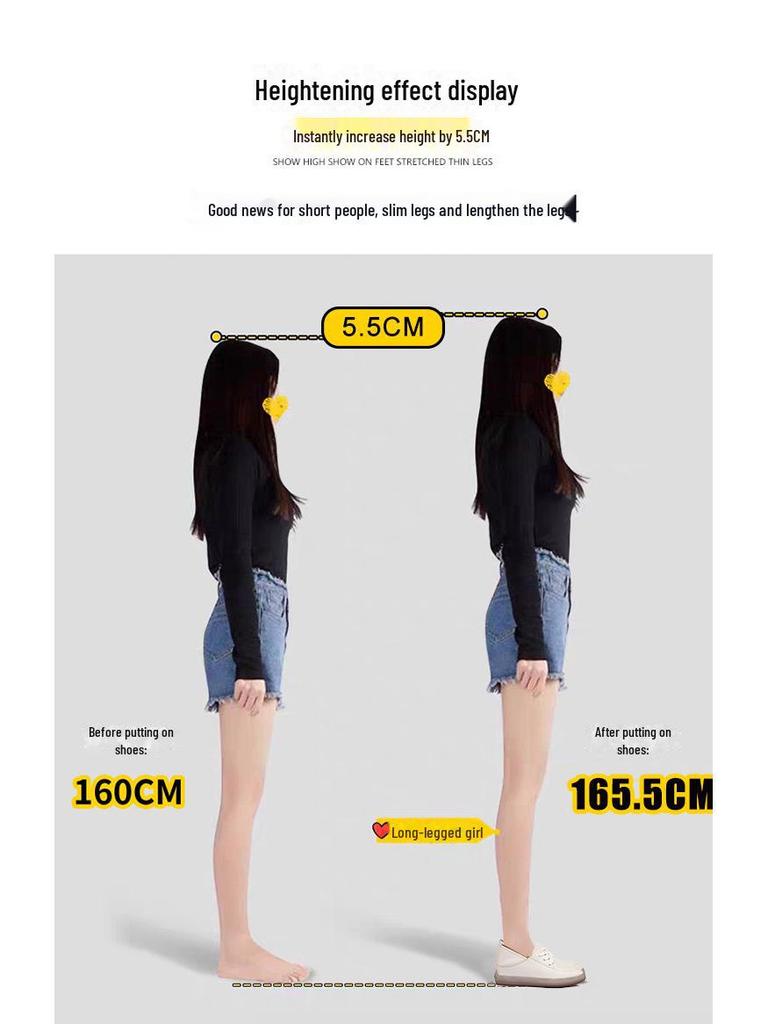 Damen Frühjahr 2025 Weiße Rindsleder Schuhe mit Höhenabsatz, Dünner Stil, Weiches Leder, Weiche Sohle, Slipper.