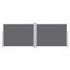VidaXL Auvent latéral rétractable Anthracite 120 x 1000 cm