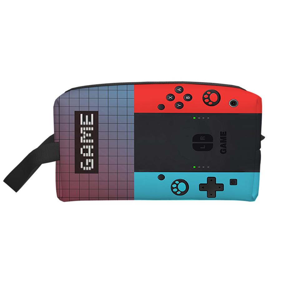 Simple Games Console Toiletries Storage Bag Makeup Bag Portable Cosmetic Bag Makeup Accessory Large Cosmetic Pouch Travel Bag