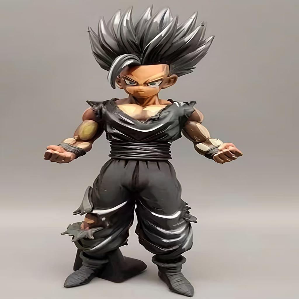 Anime Dragon Ball Z Comics Color Sun Gohan Super Saiyan Battle Damage Figure PVC Action Figure Doll Statue Collect Model Toys