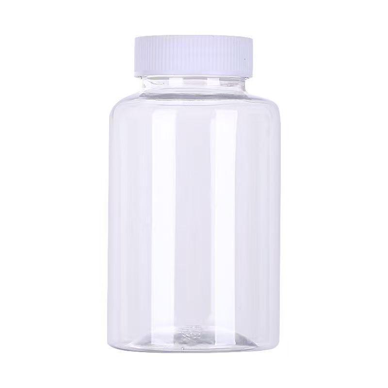 Clear Plastic Wide-Mouth Bottle for Liquid/Solid/Powder Storage, Bead Organizer, Medicine Container, 30ml.