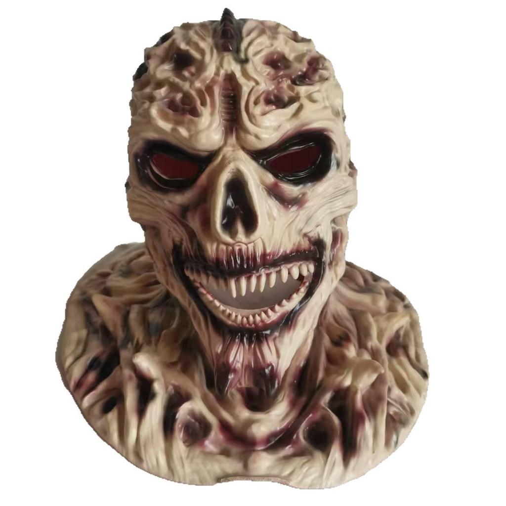 Hororový film latexová lidská tvář maska ducha