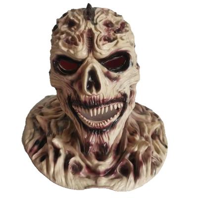 Hororový film latexová lidská tvář maska ducha