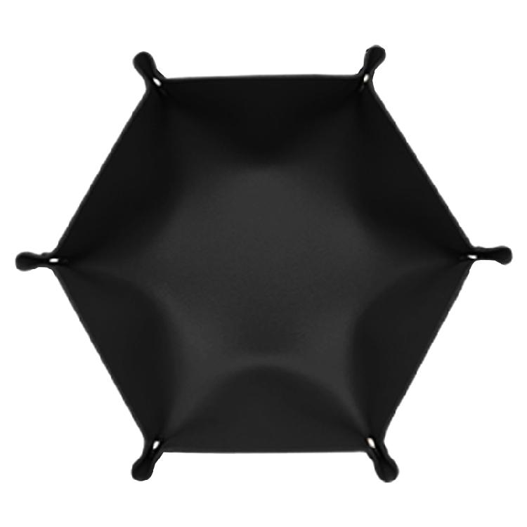 Металлический лоток для бросания костей из ПУ-кожи, косметический, для ювелирных изделий, для RPG DND, настольный G Small