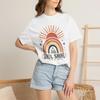Womens Soul Shine Comfort Colors Tee Boho Retro Floral Garment Dyed S-4XL