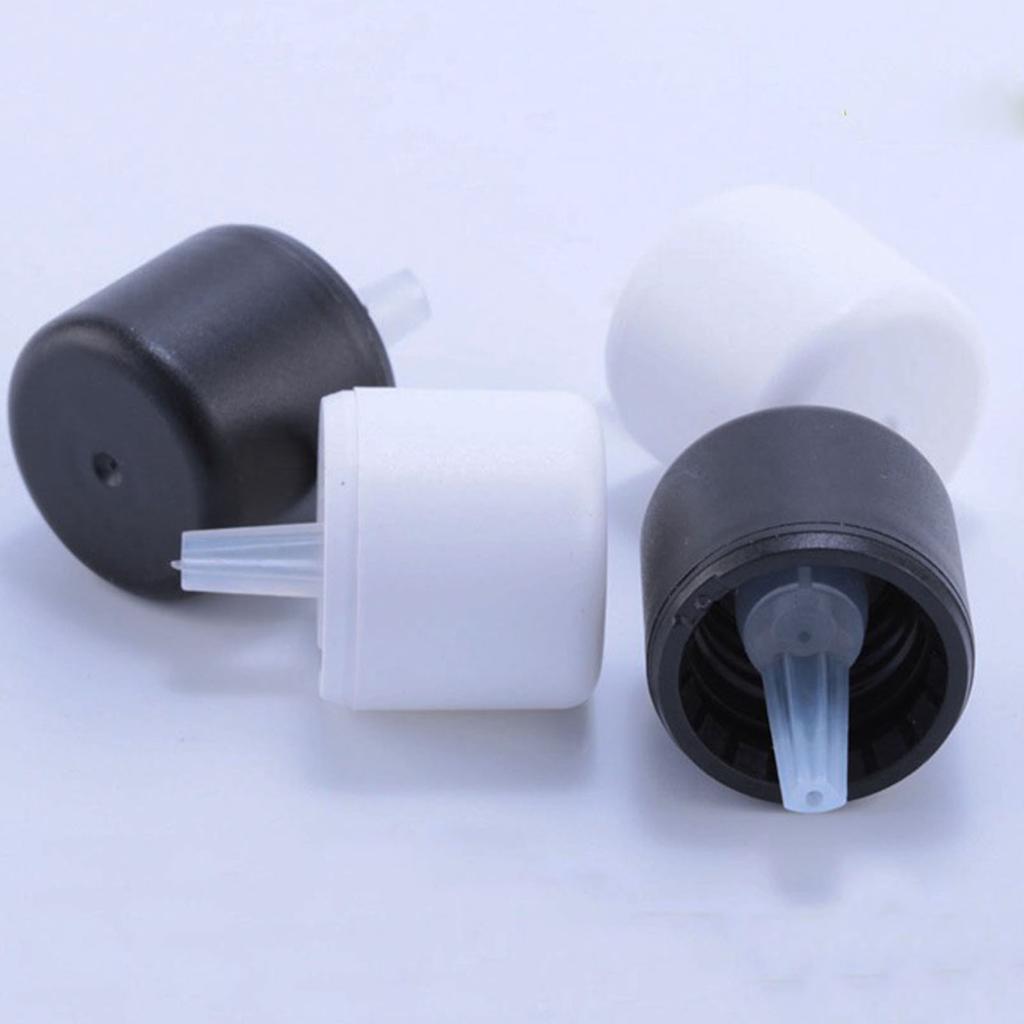 18-Zahn Flachkopf - Diebstahlsicherung - Schwarz 18410 Kunststoff-Schraubverschluss, Mattierte Oberfläche Öl-/Glasflasche - Diebstahlsicherung