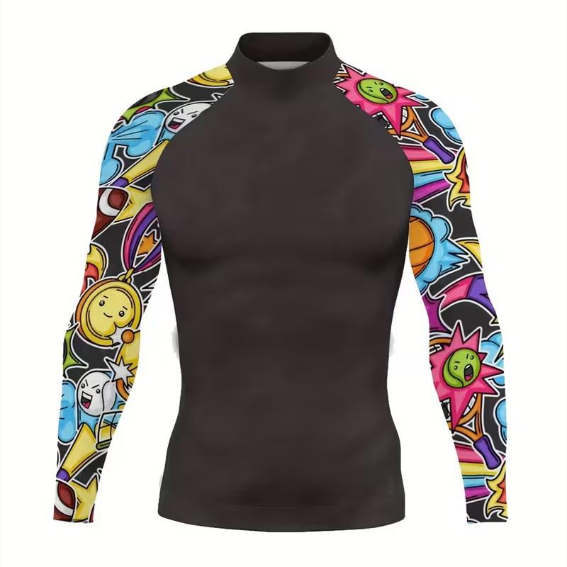 

Diving Suit Outdoor Long-sleeved Surfing Men s Sunscreen Swimsuit Quick-drying Tights Wear-resistant Swimwear M