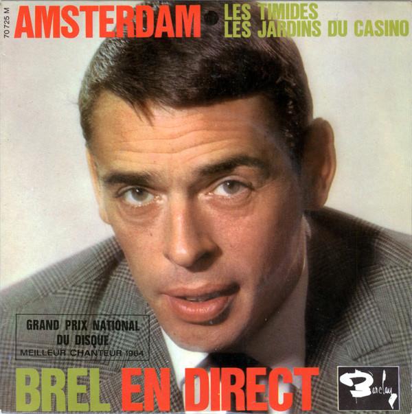 7inch Record JACQUES BREL En Direct 70725 Barclay 1964 France Pop Used
