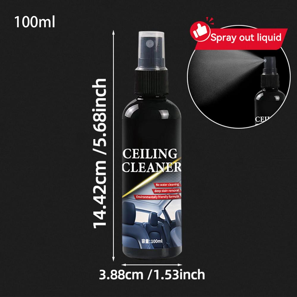 

Засіб для чищення салону автомобіля 100 мл Піна-спрей для деталізації стелі Багатофункціональна очисна піна для стелі RV Седана Килима Оббивки Салону