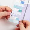 200Pc Self Adhesive Index Tabs Page Markers Transparent Waterproof Sticky Notes for Classifying Files Flags Planner Stickers