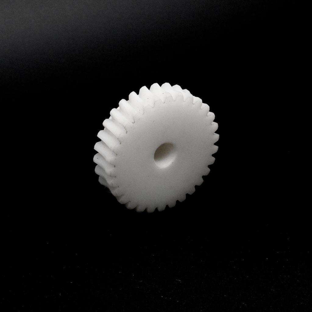 1M POM Kunststoff Zahnrad Flaches Rad Zahn 40 Zähne 6mm für DIY-Projekte Und Mechanische Anwendungen