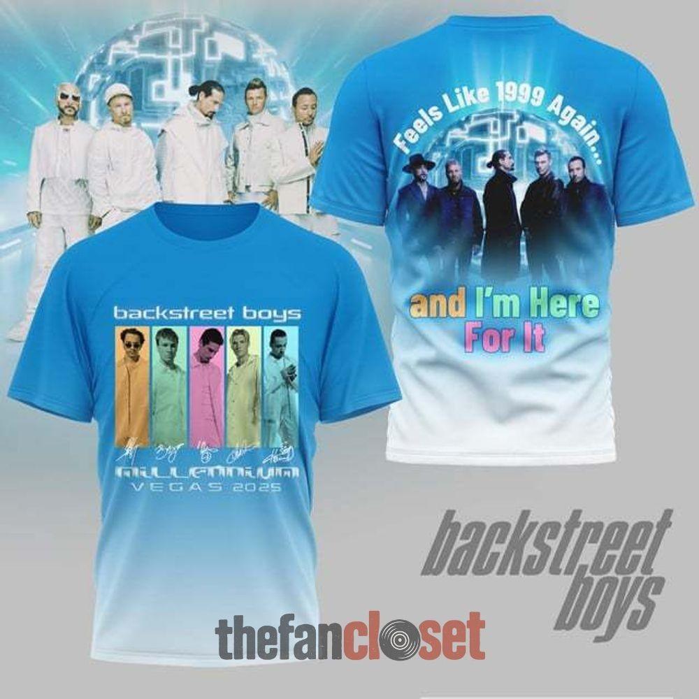Backstreet Boys In To The Millennium Tour 2026 3D Shirt XXXL