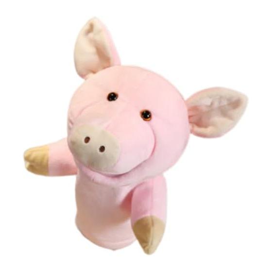 Hand Puppet Puppet Stuffed Animal Ventriloquist Puppet Show Glove Puppet Toy Baby Children Education (Piglet)