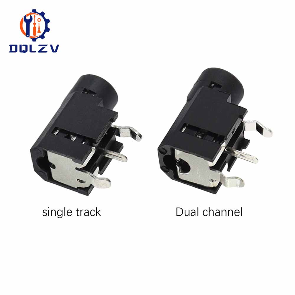 PJ-314 Mono-Dual Channel 3.5mm Headphone Socket 3.5 Audio Socket Headphone Holder Connector