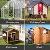 4/6/8 Inch Exhaust Fan Solar Panel Air Suction Fan High Speed Greenhouse or Pet House Air Circulation Ventilation Fan