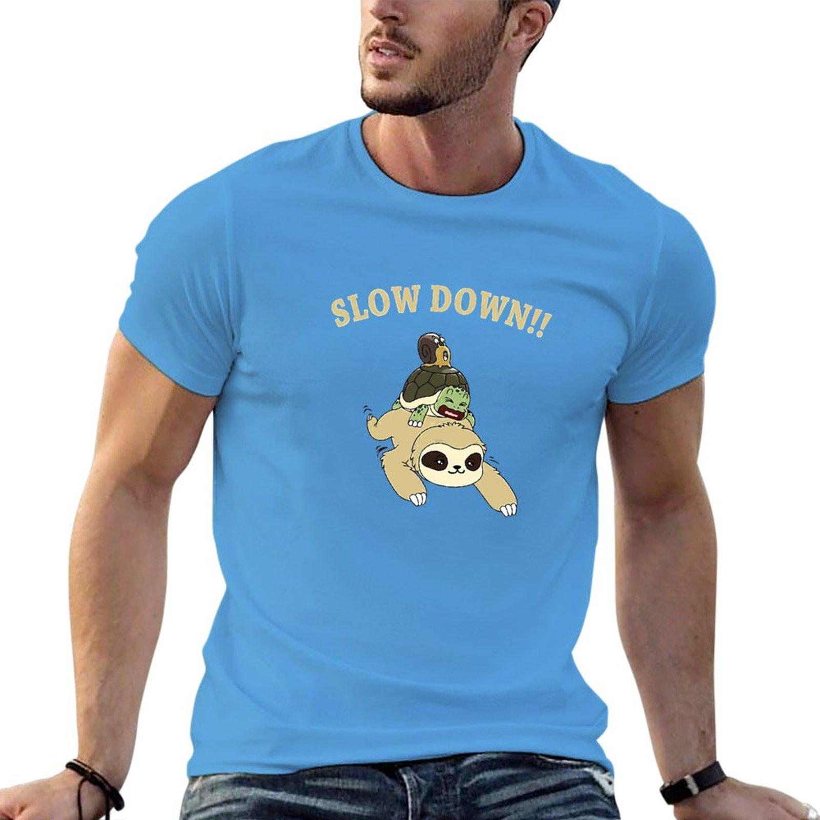

Slow Down TShirt tshirts man heavyweight t shirts oversized t shirts designer t shirt men S