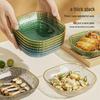Light Luxury High Transparency Melamine Fruit Plate