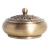 Jinlian Räuchergefäß aus Messing mit flachem Boden für den Heim- und Innenbereich