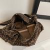 Women's Bag Leopard Print Shoulder Bag Underarm Bag Large Capacity Tote Bag