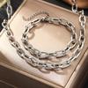 Multifuntional Necklace Simple Necklace Women Adjustable Chain Bracelet Suitable for Work Parties and Festival Event