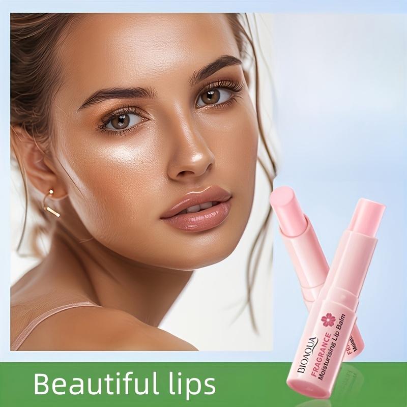 Cherry Blossom Lip Balm Moisturizing Lipstick Nourishing Lip Gloss - Hydrating Repair, Softens Lips Keeps Lips Soft and Smooth Lip Care Gift