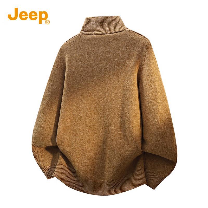 Jeep Men's Half-Zip Wool Blend Pullover