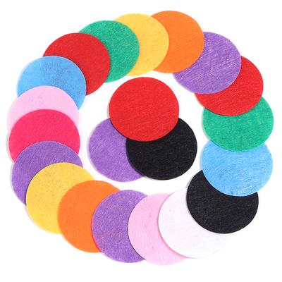 100-300 Stück Runde Filzstoff Vliesbunt Runde Stofffilze für DIY Handgemachte Blumenrückseite Scrapbooking Bastel-Aufnäher