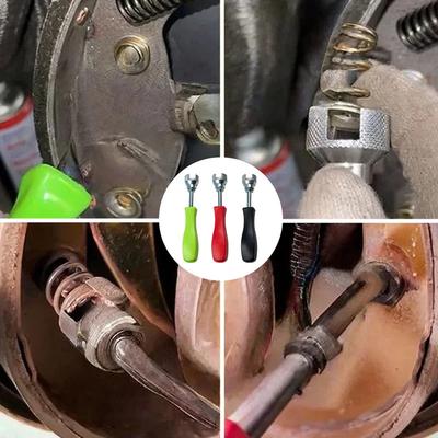 Handlicher Trommelbremsfeder-Kompressor Einbauer Ausbauer Auto Trommelbremse Reparatur Einbauwerkzeug Federn Halterung Ausbau Reparatursatz