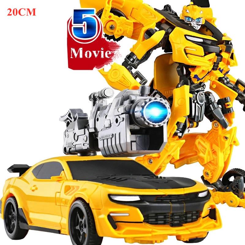 WEI JIANG New Anime Transformation Movie 5 Playthings Boy Cool Robot Car Dinosaur Action Figures Aircraft Tank Military Model Kid Toy