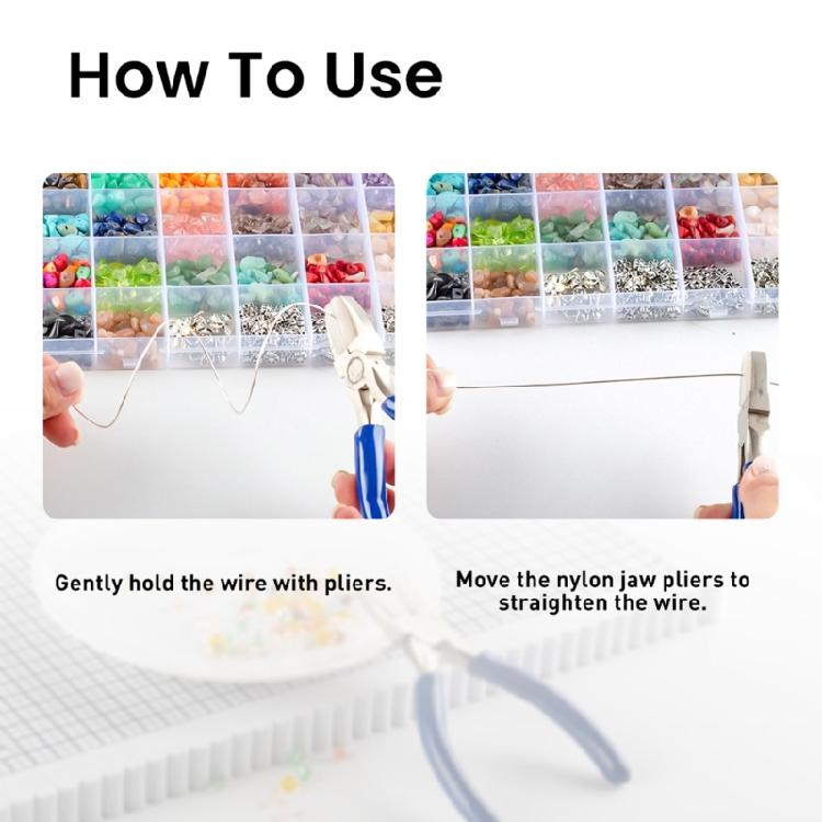 Jewelry Pliers Flat Nose Wire Cutters for Jewelry Making Repair and Crafts Tool