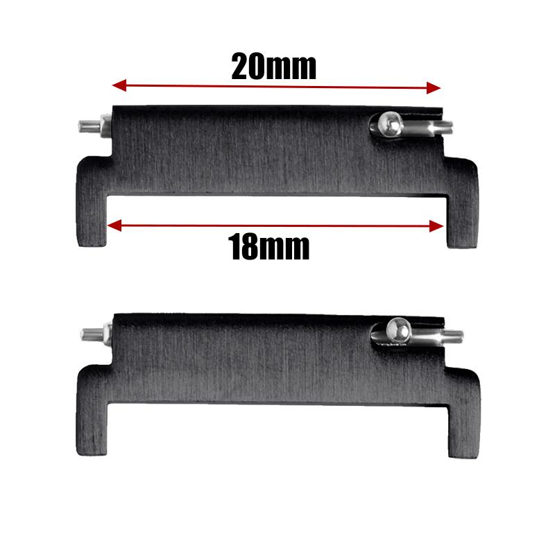 1 Para Adapter Paska do Zegarka 18mm Do 20mm 22mm, 20mm Do 18/20/22mm, 22mm Do 22mm Złącza na Szybkozłączki Akcesoria do Pasków Zegarka