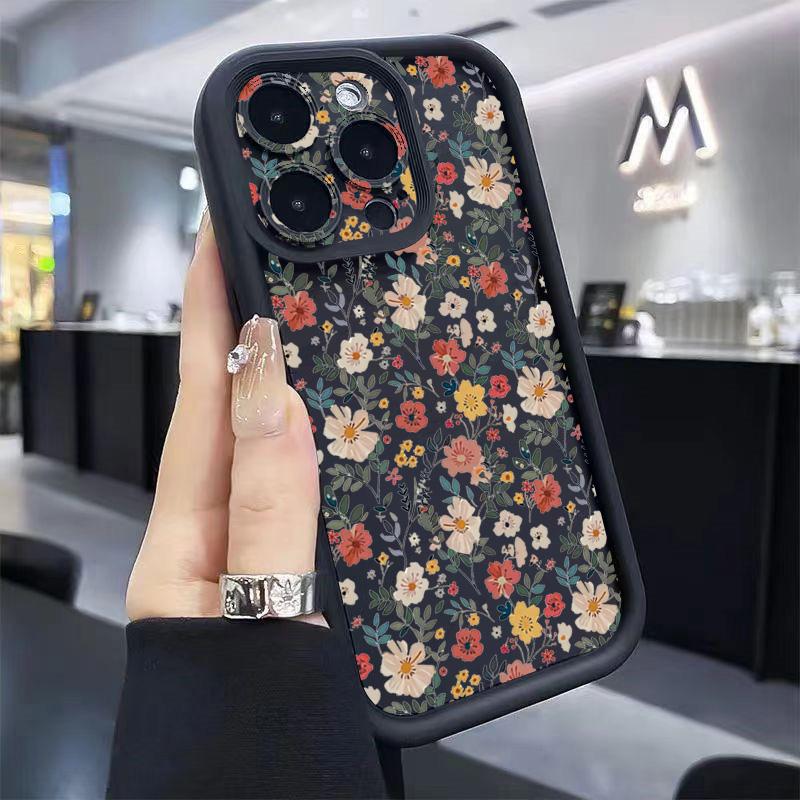 Ditsy Floral Pattern Phone Case For Xiaomi Redmi Note 14 13 12 Pro Plus 5G 12S 11S 11 10S 10 Redmi 13 12 14C 13C 12C Soft Cover